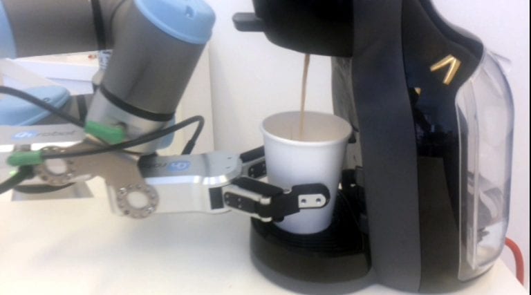 Robot getting coffee