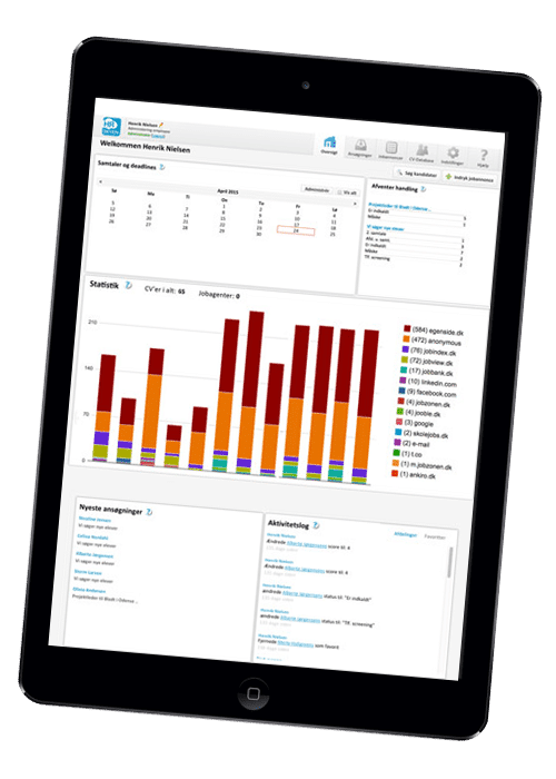 Recruit dashboard