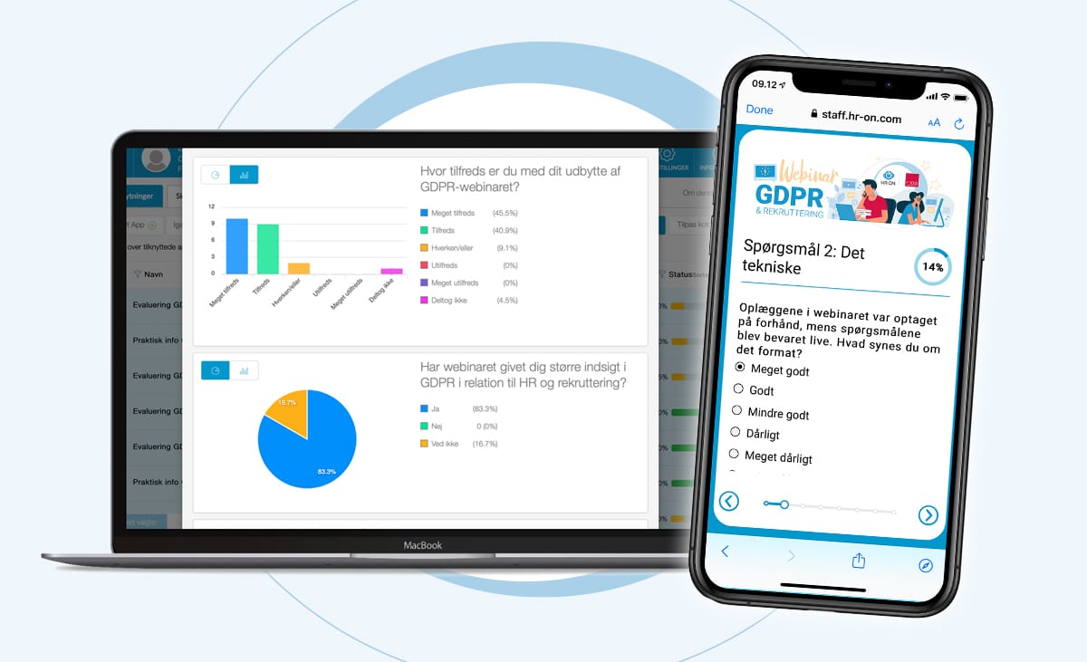 Survey fra GDPR webinar i appbuilderen