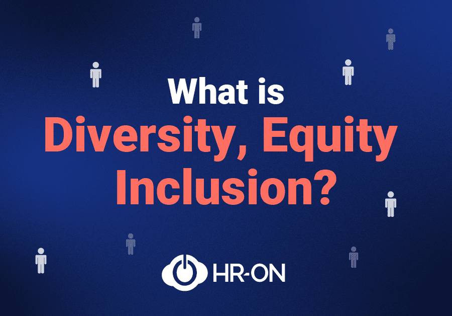picture with many people with the question what is diversity, equity and inclusion.