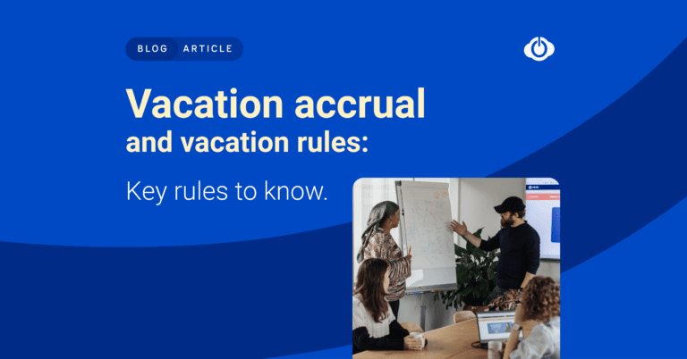 vacation accural and vacation rules. get on top with the danish holiday act with features from hr-on.