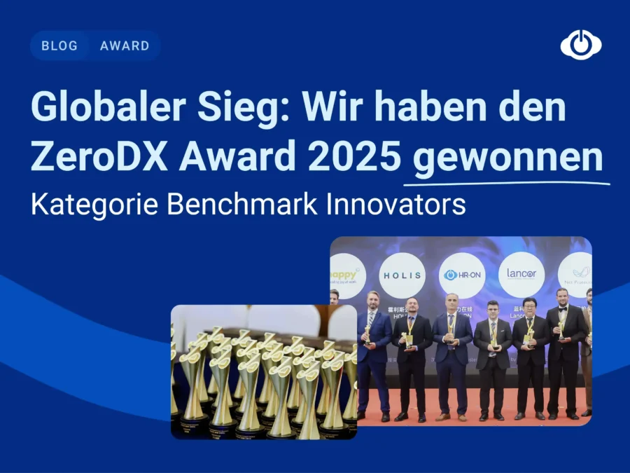 Globaler Sieg: Wir haben den ZeroDX Award 2025 gewonnen