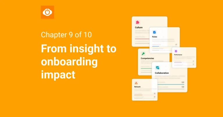 From insight to onboarding impact