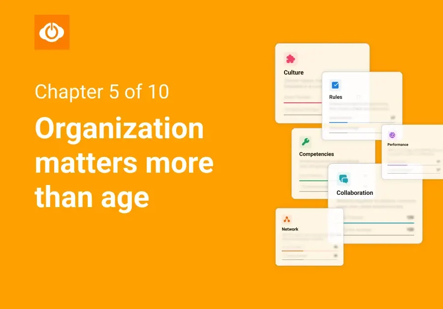 Organization matters more than age